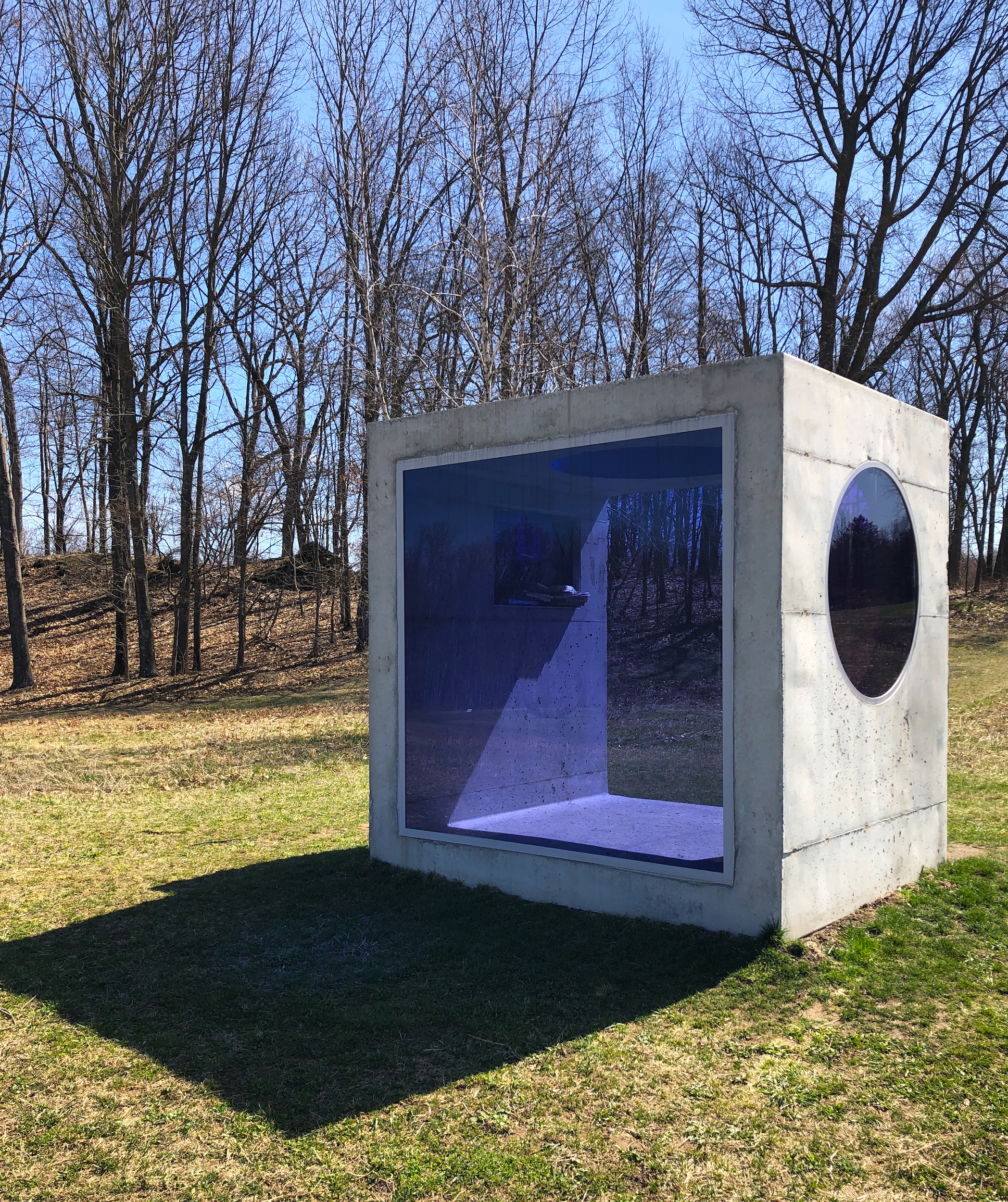 Sarah Braman's sculpture "Day Trip" at Art Omi.