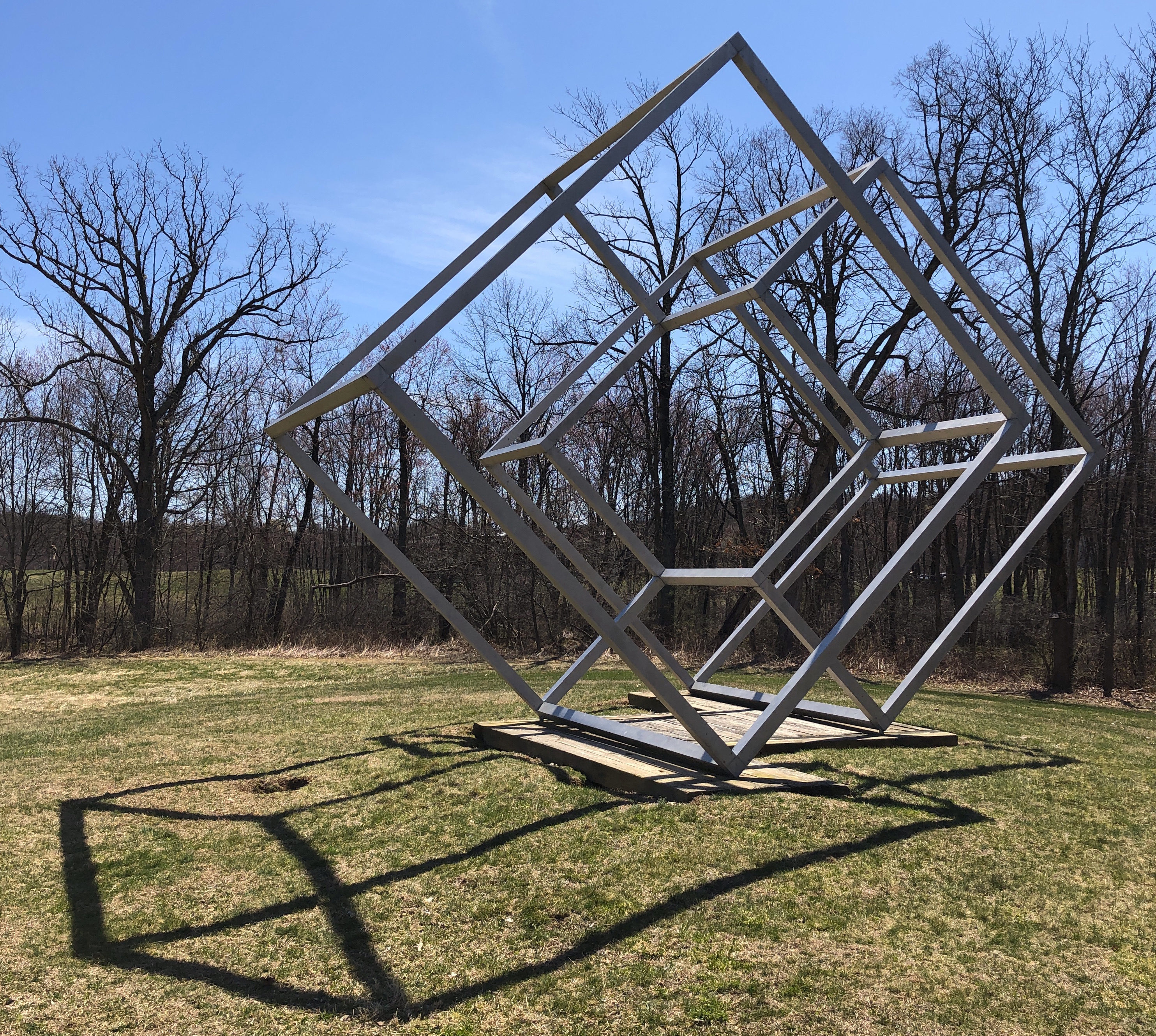 Forrest Myers' sculpture "Valledor" at Art Omi.