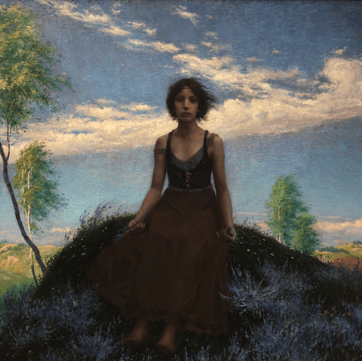 Max Švabinský, Chudý kraj / The Poor Country (1900).