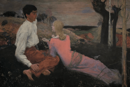 Painting by Jan Slavíček.