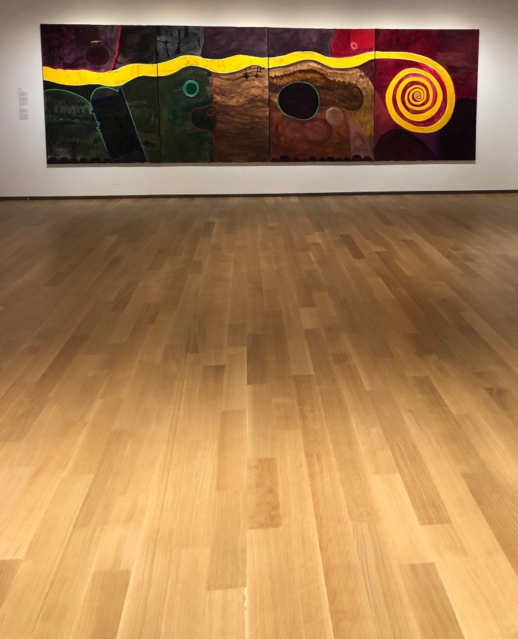 Obiora Udechukwu painting "Our Journey."