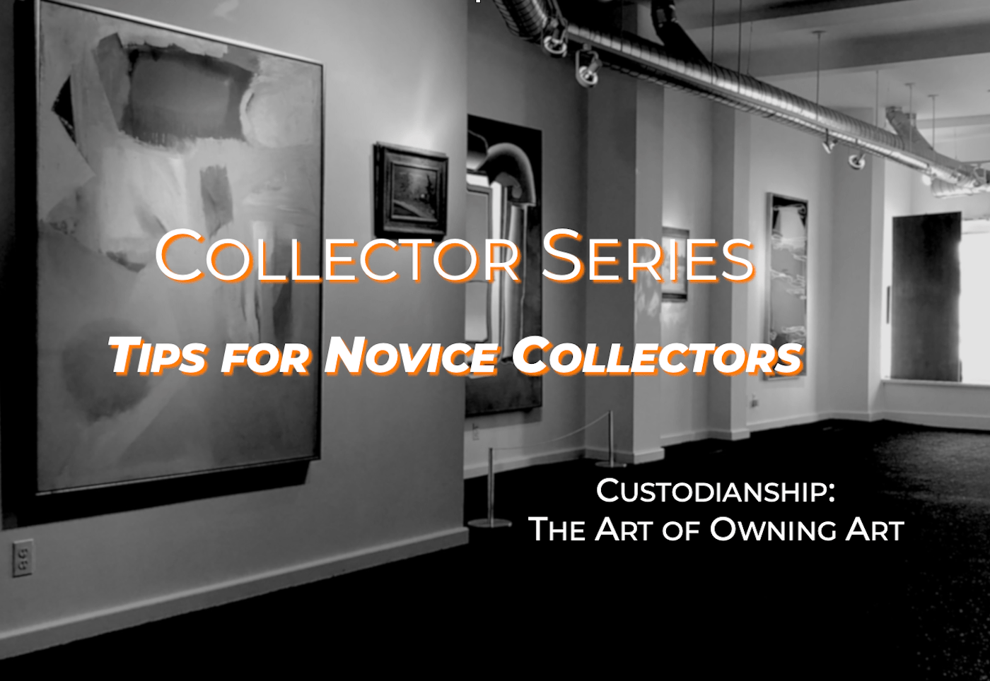 Still from a short video "Custodianship: the Art of Owning Art"