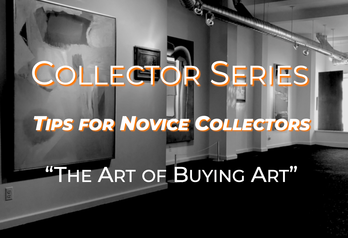 Still from short video Collectors Series The Art of Buying Art