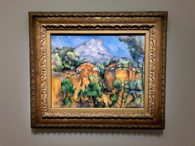 Mont Sainte-Victoire Seen from the Bibémus Quarry by Paul Cézanne