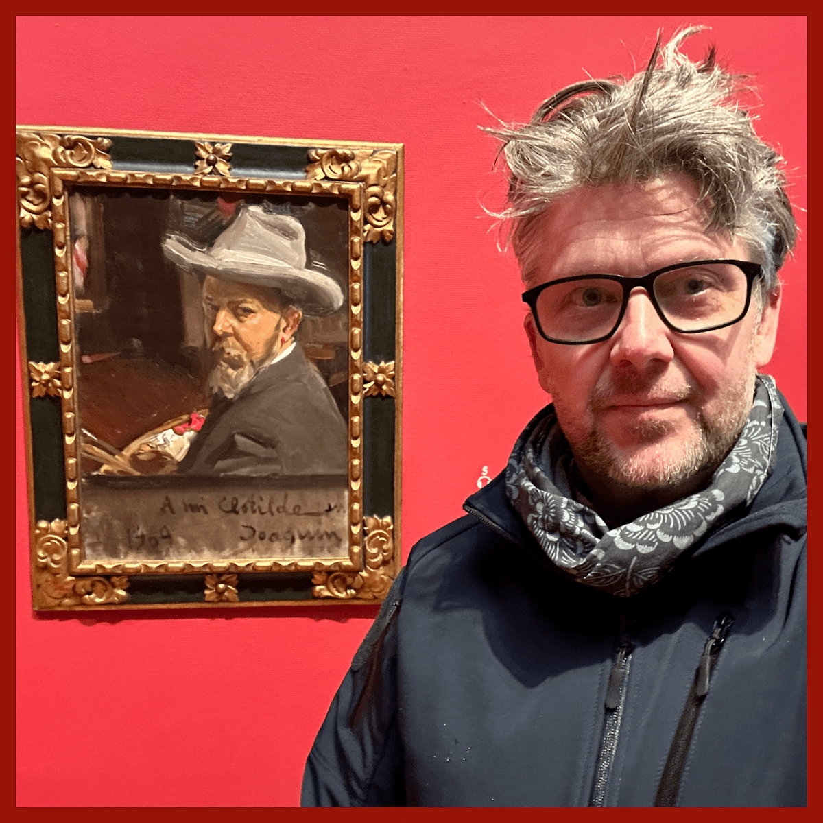 Sorolla self portrait and Jay Caldwell.